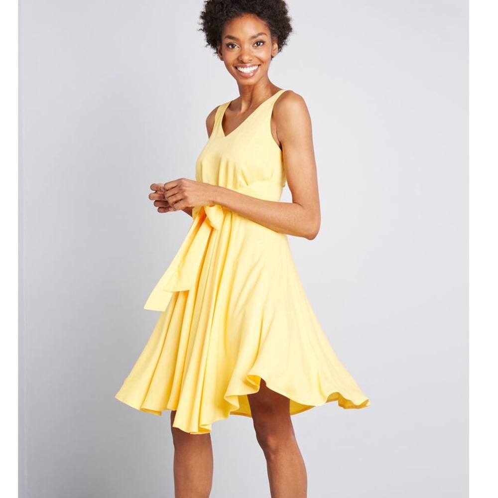 COPY - ModCloth Yellow Sleeveless Dress